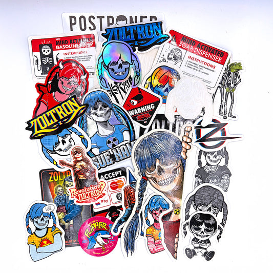 Mega Zoltron Sticker Pack (30 Stickers)