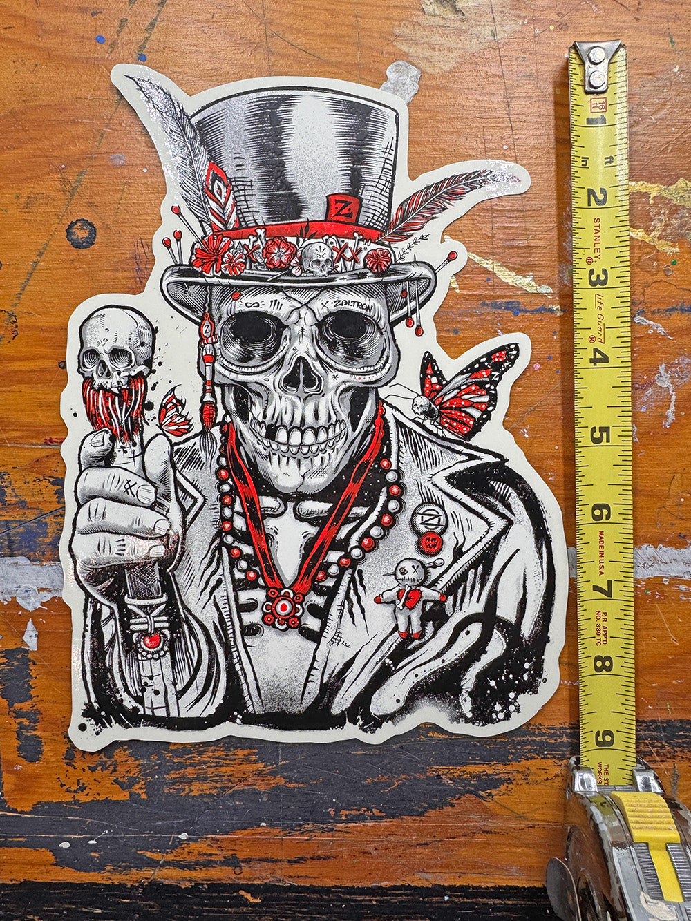 Zoltron Giant Voodoo Sticker