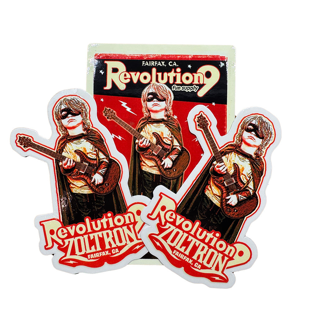 Zoltron x Revolution 9 Stickers (3 Pack)