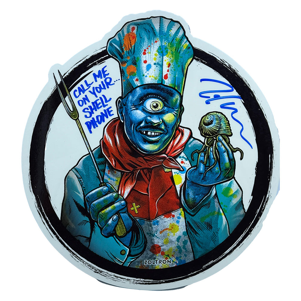 Zoltron SIGNED Cyclops Chef Sticker