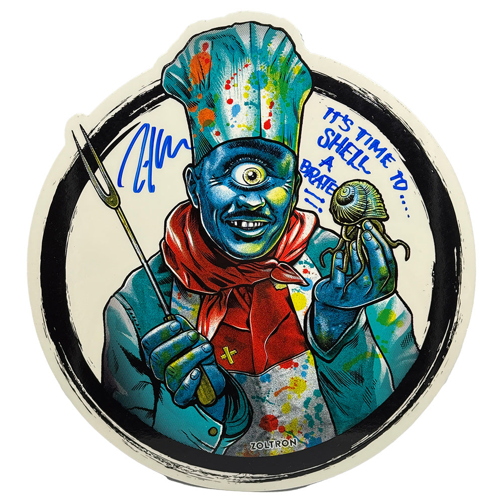 Zoltron SIGNED Cyclops Chef Sticker