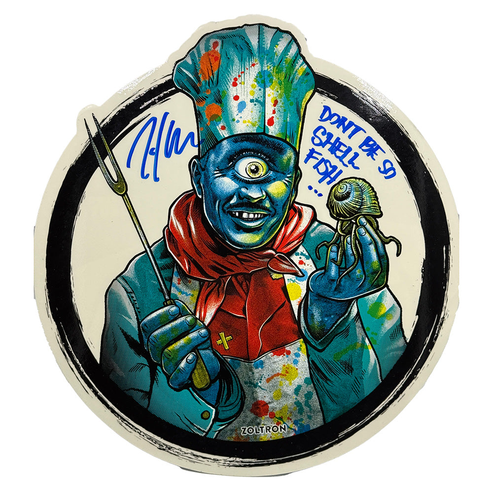 Zoltron SIGNED Cyclops Chef Sticker