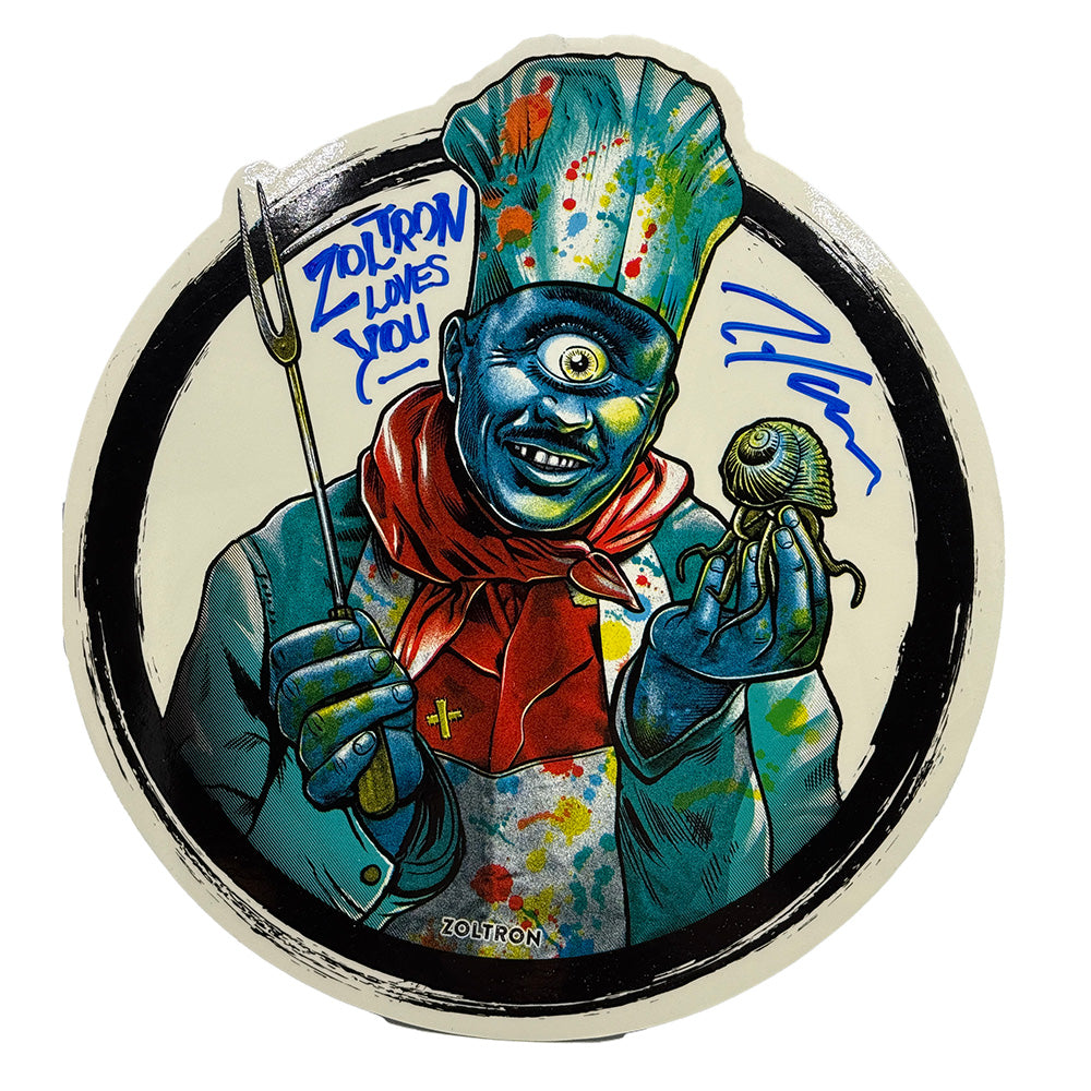 Zoltron SIGNED Cyclops Chef Sticker