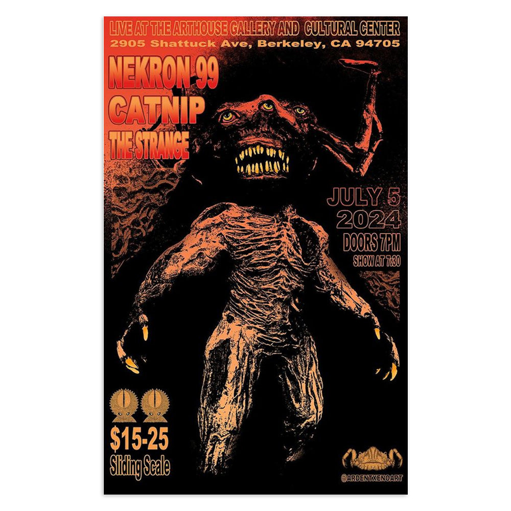 Nekron 99 Arthouse Show Poster (Ardent Xeno Art)